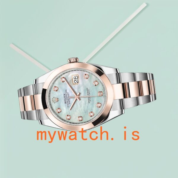 Rolex Datejust 41mm m126301-0013 Men’s Stainless Steel White Mother of Pearl Dial - Image 3