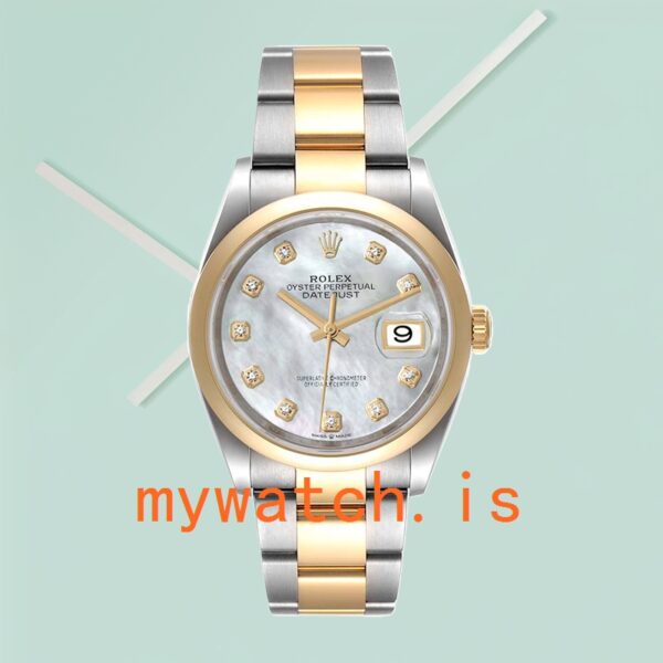 Rolex Datejust Men’s 41mm m126303-0017 Mother of Pearl Dial Oyster Bracelet - Image 2