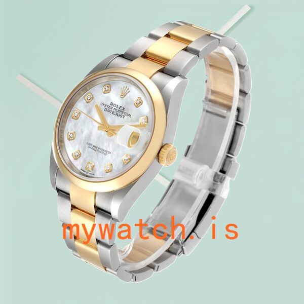 Rolex Datejust Men’s 41mm m126303-0017 Mother of Pearl Dial Oyster Bracelet - Image 4