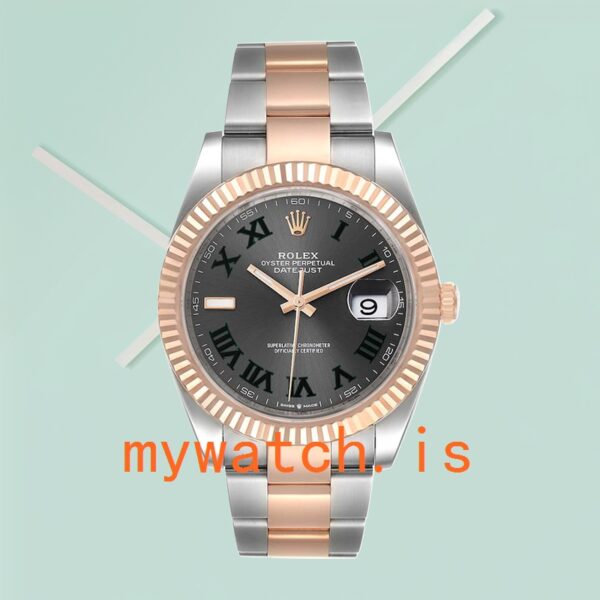 Rolex Datejust m126331-0015 41mm Men’s Grey Dial - Image 2