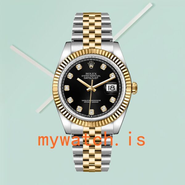 Rolex Datejust m126333-0005 Men’s 41mm Black Dial Silver-tone - Image 4
