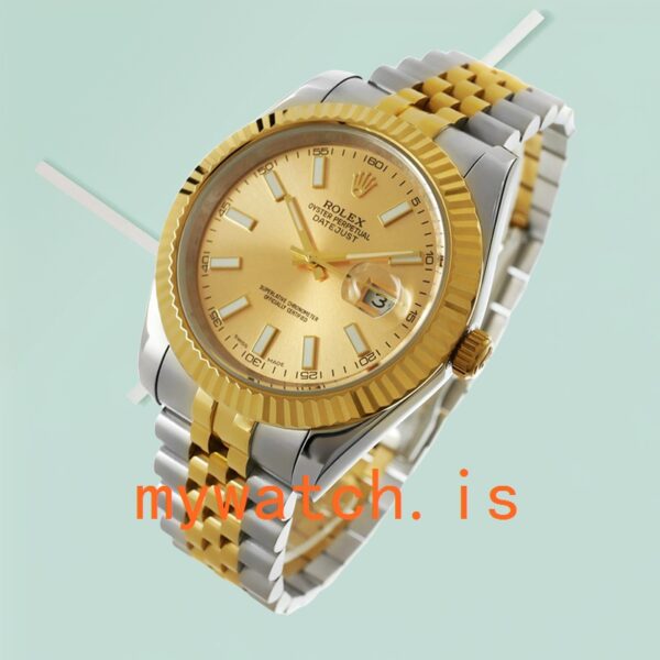Rolex Datejust 41mm 126333CSJ Men’s Champagne Dial Jubilee Bracelet - Image 4