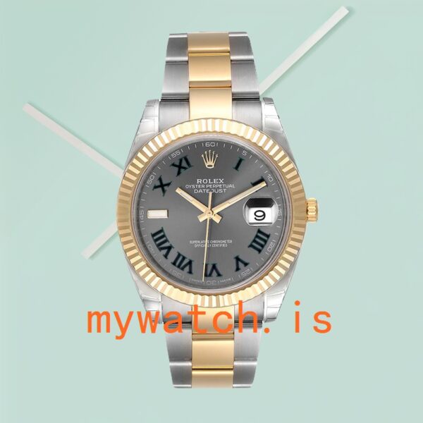 Rolex Datejust 41mm Men’s m126333-0019 Silver-tone Jubilee Bracelet - Image 2