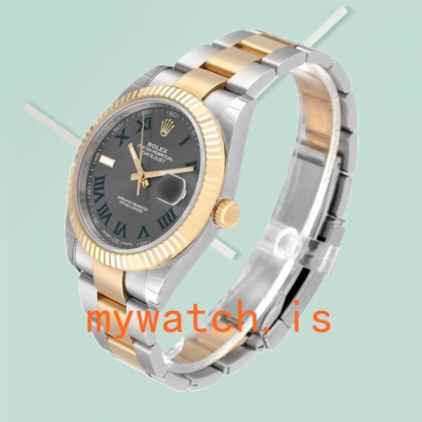 Rolex Datejust 41mm Men’s m126333-0019 Silver-tone Jubilee Bracelet - Image 4