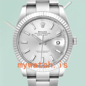 Rolex Datejust 126334SSO Men’s 41mm Silver-tone Silver Dial