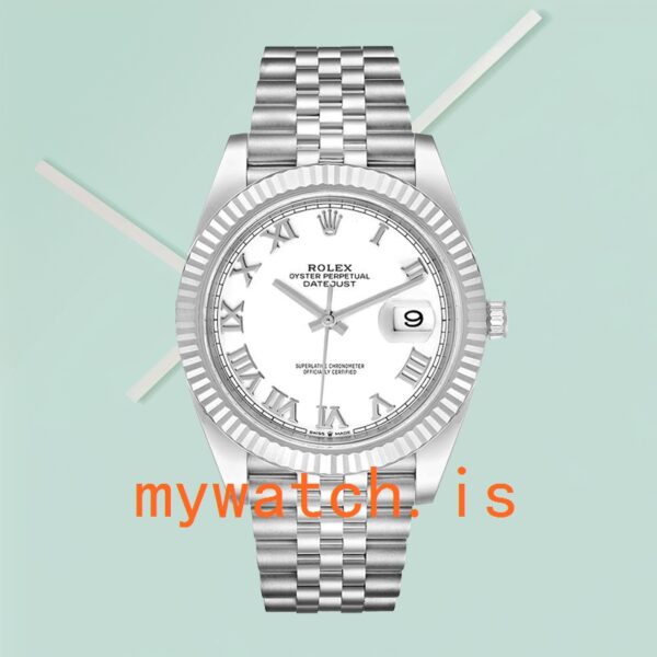 Rolex Datejust 126334WRJ Men’s 41mm White Dial - Image 2
