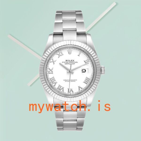 Rolex Datejust 41mm 126334WRO Men’s Oyster Bracelet Stainless Steel - Image 2