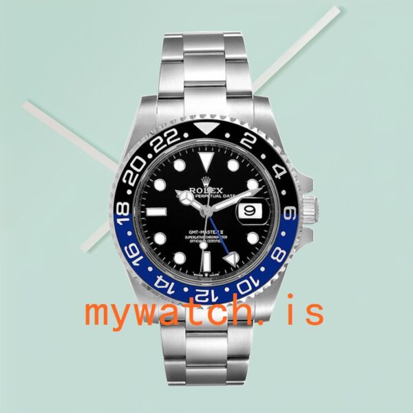 Rolex Gmt Master Ii Men’s m126710blnr-0003 40mm Silver-tone Oyster Bracelet - Image 2