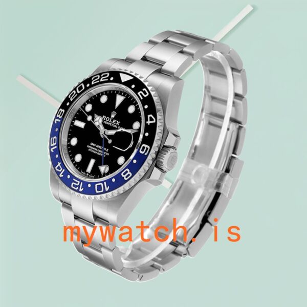 Rolex Gmt Master Ii Men’s m126710blnr-0003 40mm Silver-tone Oyster Bracelet - Image 4
