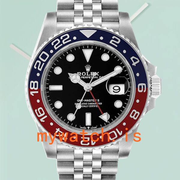 Rolex Gmt Master Ii Men’s m126710blro-0002 40mm Jubilee Bracelet