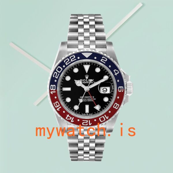 Rolex Gmt Master Ii Men’s m126710blro-0002 40mm Jubilee Bracelet - Image 2