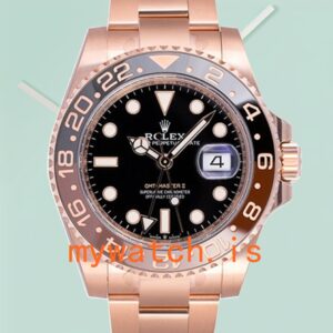 Rolex GMT-Master Men’s 40mm m126715chnr-0001 Rose Gold-tone