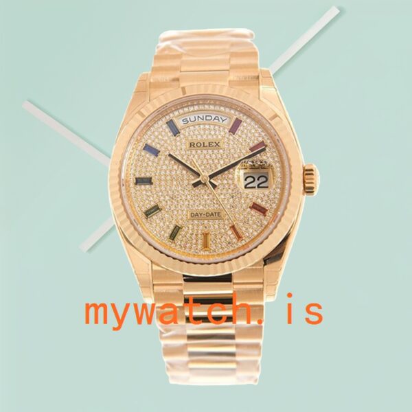 Rolex Day-date m128238-0051 Unisex 36mm President Bracelet - Image 2
