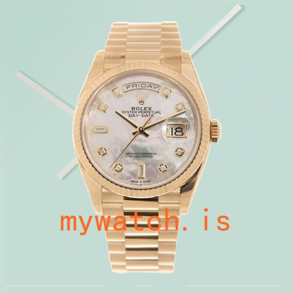 Rolex Day-date Unisex m128238-0011 36mm Mother of Pearl Dial - Image 2