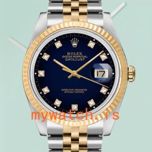 Rolex Datejust Men’s 16233BLDJ 36mm Jubilee Bracelet