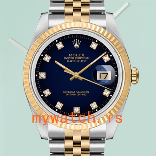 Rolex Datejust Men’s 16233BLDJ 36mm Jubilee Bracelet