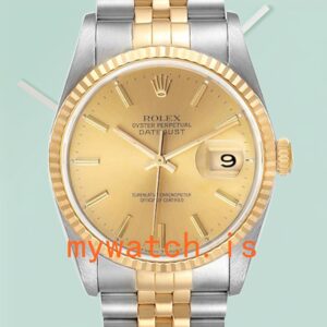 Rolex Datejust 16233CSJ 36mm Men’s Silver-tone