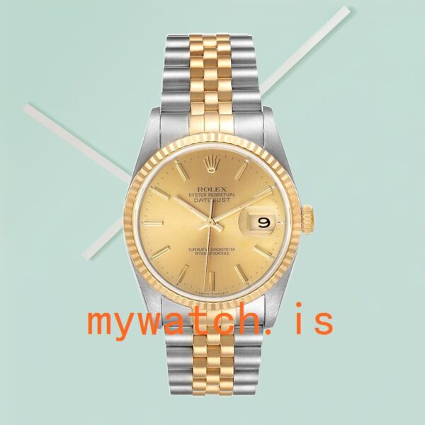 Rolex Datejust 16233CSJ 36mm Men’s Silver-tone - Image 2