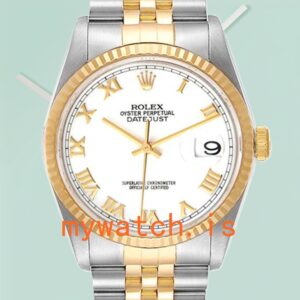 Rolex Datejust 16233WRJ Men’s 36mm Black Dial Stainless Steel