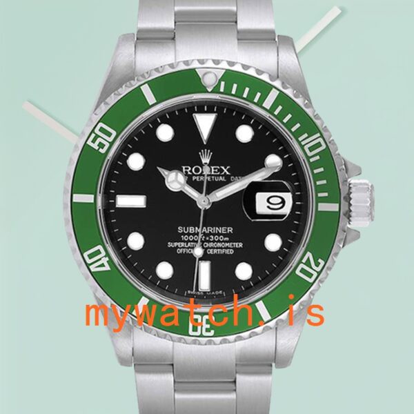 Rolex Submariner Men’s 16610LV 40mm Silver-tone