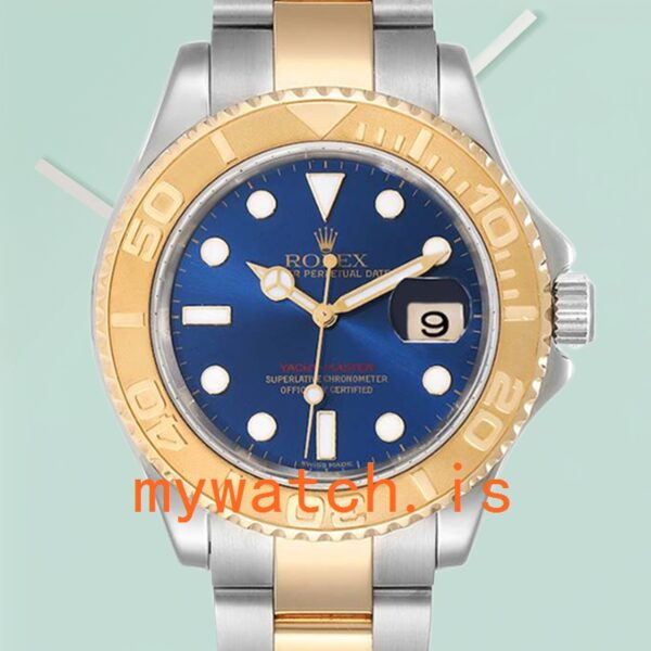 Rolex Yacht-master 40mm 16623BLSO Men’s Silver-tone