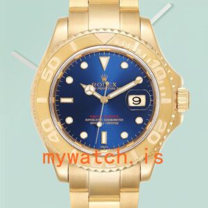 Rolex Yacht-master 16628BLSO 40mm Men’s Gold-tone Blue Dial