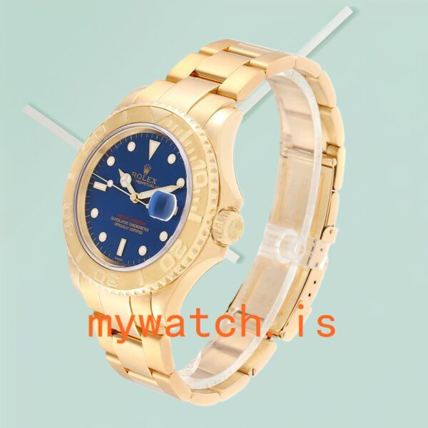 Rolex Yacht-master 16628BLSO 40mm Men’s Gold-tone Blue Dial - Image 3