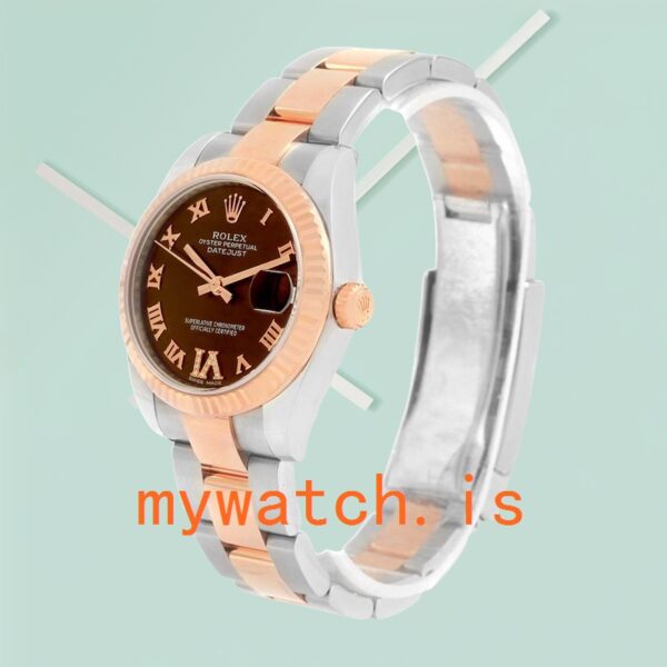 Rolex Datejust 178271 31mm Unisex Chocolate Dial Rose Gold-tone - Image 4