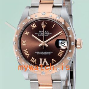 Rolex Datejust 178341-72161 Ladies 31mm Rose Gold-tone Bracelet