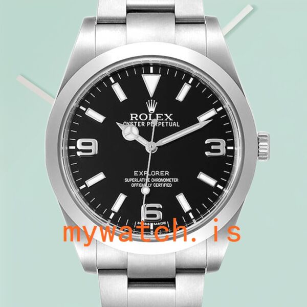 Rolex Explorer Men’s 39mm m214270-0003 Silver-tone Automatic