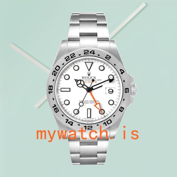 Rolex Explorer Men’s m216570-0001 42mm Silver-tone