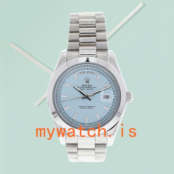 Rolex Day-date Men’s 40mm m228206-0004 Silver-tone - Image 2