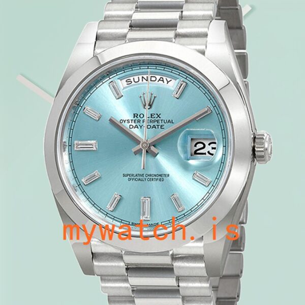 Rolex Day-Date 228206 Men’s 40mm Stainless Steel President Bracelet