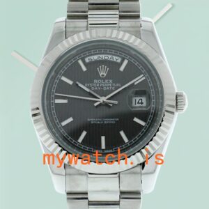 Rolex Day-date 228239BKSP 40mm Men’s Black Dial President Bracelet