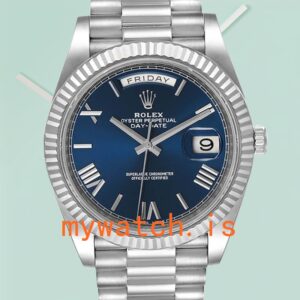 Rolex Day-Date Men’s 40mm m228239-0007 Blue Dial