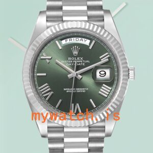 Rolex Day-Date 40mm Men’s m228239-0033 Stainless Steel Silver-tone