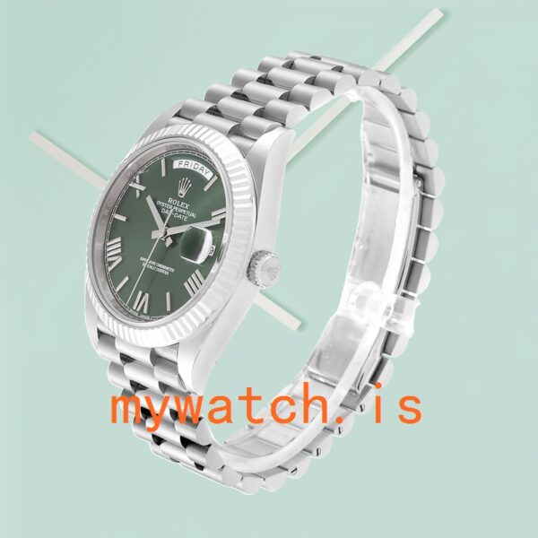 Rolex Day-Date 40mm Men’s m228239-0033 Stainless Steel Silver-tone - Image 2