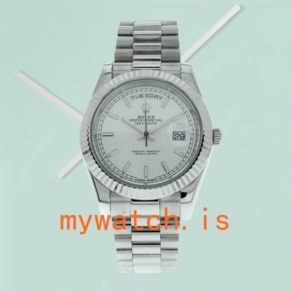 Rolex Day-Date 40mm Men’s 228239 President Bracelet Stainless Steel - Image 2