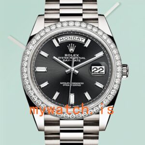 Rolex Day-Date Men’s 40mm 228349BKDP Black Dial Automatic