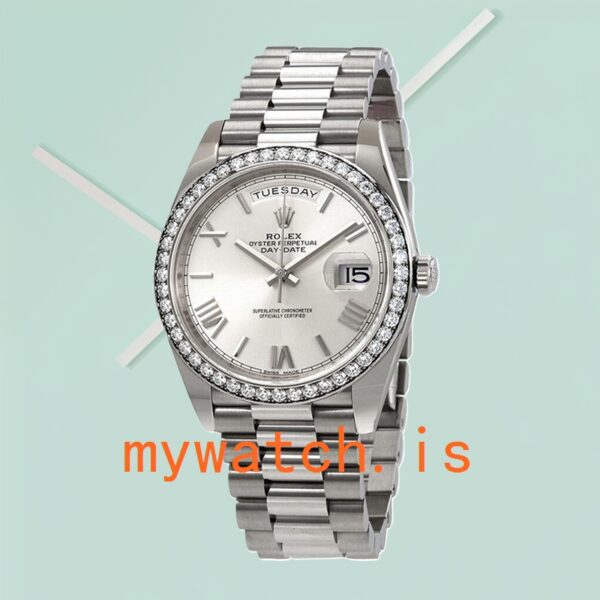 Rolex Day-Date 40mm 228349SRP Men’s Silver-tone Automatic - Image 2