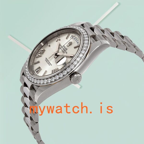 Rolex Day-Date 40mm 228349SRP Men’s Silver-tone Automatic - Image 5