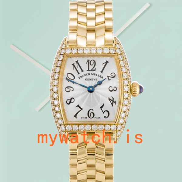 Franck Muller Cintrée Curvex 19mm 2500QZD Ladies Stainless Steel - Image 2