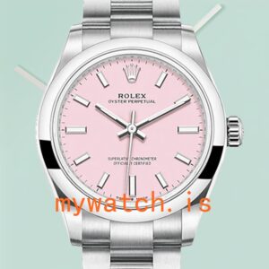Rolex Oyster Perpetual Ladies m277200-0009 31mm Pink Dial Automatic