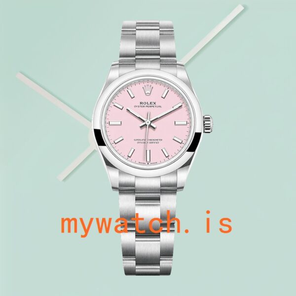 Rolex Oyster Perpetual Ladies m277200-0009 31mm Pink Dial Automatic - Image 4