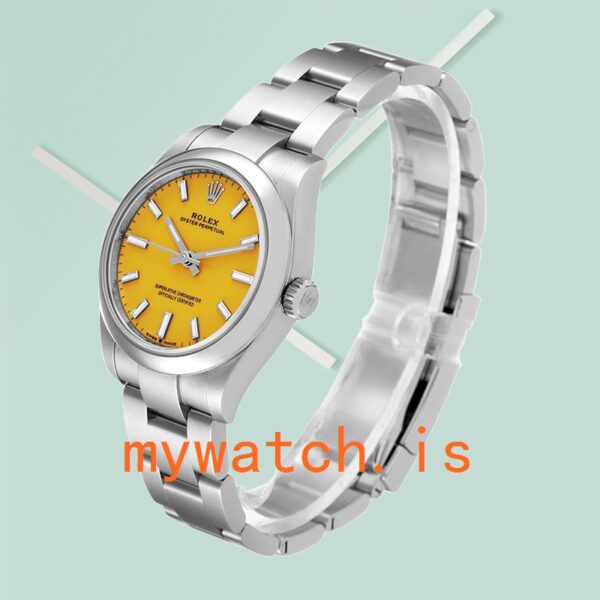 Rolex Oyster Perpetual Ladies m277200-0005 31mm Yellow Dial - Image 4