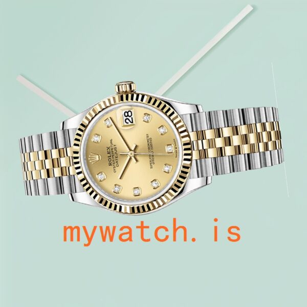 Rolex Datejust Ladies 31mm m278273-0026 Jubilee Bracelet Champagne Dial - Image 4