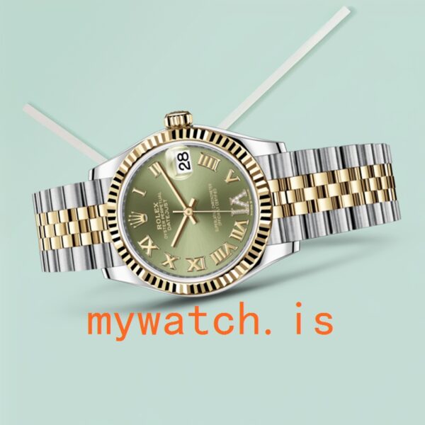 Rolex Datejust Ladies 31mm m278273-0016 Silver-tone Green Dial - Image 4