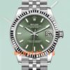 Rolex Datejust Unisex 31mm m278274-0018 Silver-tone Green Dial