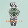 Rolex Datejust Unisex 31mm m278274-0018 Silver-tone Green Dial - Image 2