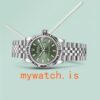 Rolex Datejust Unisex 31mm m278274-0018 Silver-tone Green Dial - Image 4